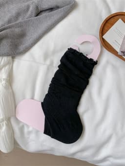 Thin Ruffled Edge Cotton Slouch Leg Warmers Women Ins Trendy Lolita Cos JK Style Ballet Solid Color Calf Stirrup Knee High Socks