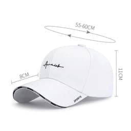 Cotton Breathable Adjustable Sun Hats Cotton Solid Color Sunscreen Hat Sun Cap Men