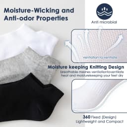 6 Pairs Ankle Socks Womens and Mens Couple Student Cotton Ear New Plus Size Mesh Athletic Sports Running Solid Color Boat Socks