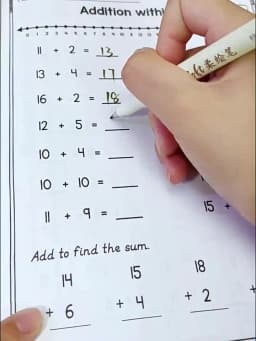 Fun Educational Activity Book Math Workbook Addition Subtraction Practice Book with Number Lines Counting & Coloring Activities