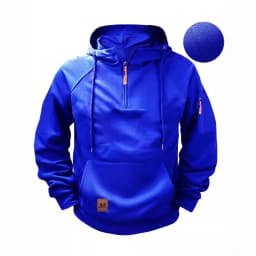 2025 New Men's Keep Warm Hoodie Streetwear Jacket Long Sleeve Sweatshirts Zipper Hooded Pullover Male Running Hooded Sweatshirt