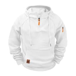 2025 New Men's Keep Warm Hoodie Streetwear Jacket Long Sleeve Sweatshirts Zipper Hooded Pullover Male Running Hooded Sweatshirt