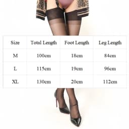 M L XL Plus Size Pure Nylon Non-elastic Thigh High Stockings Women Sexy Ultra Thin Transparent Foot Shaped Party Club Medias