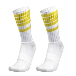 Men Bicycle Sport Running Bike Socks Anti Slip Silicone Summer Aero Socks Whiteline Cycling Socks  Calcetines Ciclismo
