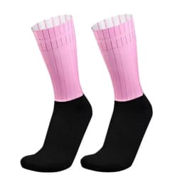 Men Bicycle Sport Running Bike Socks Anti Slip Silicone Summer Aero Socks Whiteline Cycling Socks  Calcetines Ciclismo