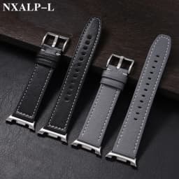 No Gaps Leather Strap for Samsung Galaxy Watch 8 Classic 46mm Replacement Band for Galaxy Watch 8 44mm 40mm Bracelet Accessorie