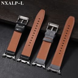 No Gaps Leather Strap for Samsung Galaxy Watch 8 Classic 46mm Replacement Band for Galaxy Watch 8 44mm 40mm Bracelet Accessorie