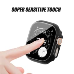 Cover For Apple Watch Ultra 3 49mm PC Bumper+Screen Protector Cover iWatch Ultra 2 49mm HD Tempered Glass+Case Shell Accessories
