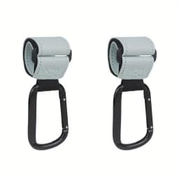 Universal Stroller Hooks Clip Heavy Duty Hanging Organizer for Diaper Bags Uses for Prams Shopping Carts Car Seats Baby Carriers