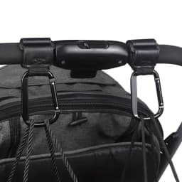 Universal Stroller Hooks Clip Heavy Duty Hanging Organizer for Diaper Bags Uses for Prams Shopping Carts Car Seats Baby Carriers