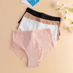 TrowBridge New Big Size Women's Panties High-Waist Lace Female Briefs Sexy Lingerie EU Size Stretchy Cozy Breathable Panty