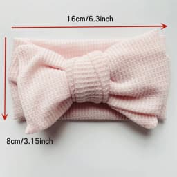 Baby Girl Bow Headband for Children Newborn Baby Turbans for Babies Solid Big Bowknot Headbands Infant Baby Hair Accessories