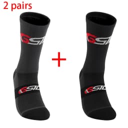 2pairs 2023 New Cycling Socks Bike Nurse Compression Road Bike Running Mtb Knee-high White Sports Funny Brand Black