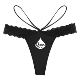 Queen of Spades Women Sexy Lace Lingerie Temptation G String Naughty Underwear for Women Sexy Panties String Femme Sexy