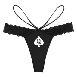 Queen of Spades Women Sexy Lace Lingerie Temptation G String Naughty Underwear for Women Sexy Panties String Femme Sexy