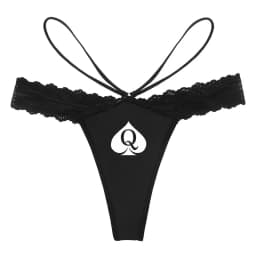 Queen of Spades Women Sexy Lace Lingerie Temptation G String Naughty Underwear for Women Sexy Panties String Femme Sexy