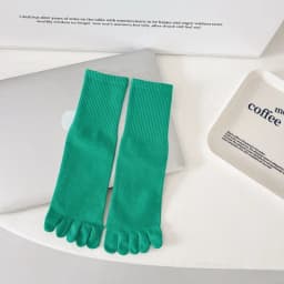 Color five-finger cotton sweat-absorbing breathable sports socks Japanese candy color split-toe women's socks