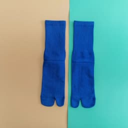 Color five-finger cotton sweat-absorbing breathable sports socks Japanese candy color split-toe women's socks