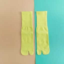 Color five-finger cotton sweat-absorbing breathable sports socks Japanese candy color split-toe women's socks