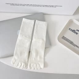 Color five-finger cotton sweat-absorbing breathable sports socks Japanese candy color split-toe women's socks