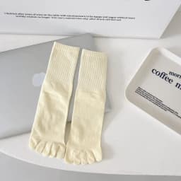 Color five-finger cotton sweat-absorbing breathable sports socks Japanese candy color split-toe women's socks