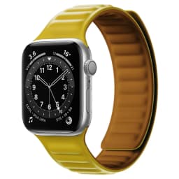 Silicone Link strap for Apple watch band 44mm 40mm 45mm 41mm 46mm 49mm Magnetic Loop bracelet iwatch series SE 7 8 9 ultra 2 10