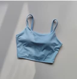 Small Sling Vest Integrated Fixed Gathering Sports Underwear Women's Bra Beauty Back Training Fitness Bra Summer Clothing Suit