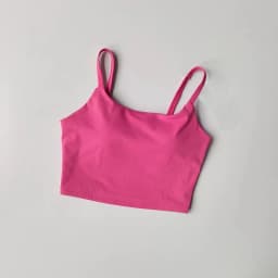 Small Sling Vest Integrated Fixed Gathering Sports Underwear Women's Bra Beauty Back Training Fitness Bra Summer Clothing Suit