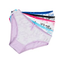 Women Panties Underwear Cotton Cute Bow Girls Briefs Everyday Low Waisted Sexy Ladies Knickers for Women 5 Pcs/set