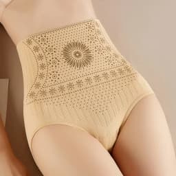 Flarixa Seamless High Waist Postpartum Panties Women's Abdomen Hip Lift Briefs Body Shaping Pants Plus Size Breathable Underwear