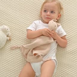 Muslin Baby Comfort Towel Cotton Comforter Blanket Soft Newborn Sleeping Dolls Kids Fashion Sleep Toy Soothe Appease Towel Bibs