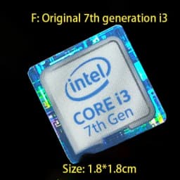 New Wholesale Variety Of Choices Original 6 7 8th Generation i3 i5 i7 Celeron Intel Xeon Pentium Processor Dolby Sticker Label