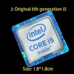 New Wholesale Variety Of Choices Original 6 7 8th Generation i3 i5 i7 Celeron Intel Xeon Pentium Processor Dolby Sticker Label