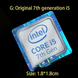 New Wholesale Variety Of Choices Original 6 7 8th Generation i3 i5 i7 Celeron Intel Xeon Pentium Processor Dolby Sticker Label