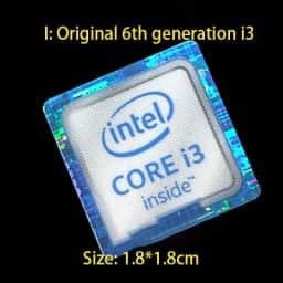 New Wholesale Variety Of Choices Original 6 7 8th Generation i3 i5 i7 Celeron Intel Xeon Pentium Processor Dolby Sticker Label