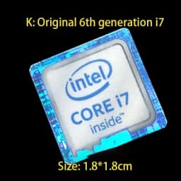 New Wholesale Variety Of Choices Original 6 7 8th Generation i3 i5 i7 Celeron Intel Xeon Pentium Processor Dolby Sticker Label