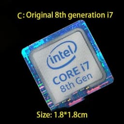 New Wholesale Variety Of Choices Original 6 7 8th Generation i3 i5 i7 Celeron Intel Xeon Pentium Processor Dolby Sticker Label