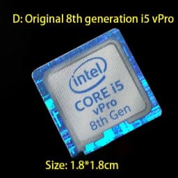 New Wholesale Variety Of Choices Original 6 7 8th Generation i3 i5 i7 Celeron Intel Xeon Pentium Processor Dolby Sticker Label