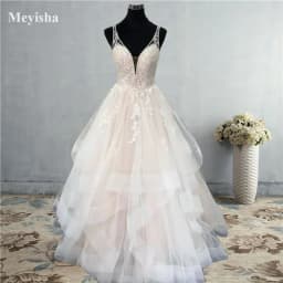 Customized ZJ9204 Elegant Wedding Dresses Sweetheart Sleeveless Pleats Ruffled Organza Bridal Gowns For Women Customer Made Plus