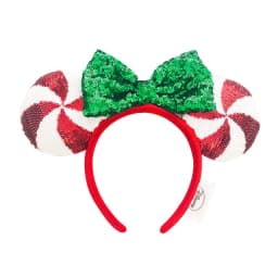 Disney Minnie Mouse Ears Headband Holiday Party Rose Bows Hairband EARS COSTUME Headband Cosplay Plush Adult/Kids Headband Gift