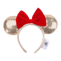 Disney Minnie Mouse Ears Headband Holiday Party Rose Bows Hairband EARS COSTUME Headband Cosplay Plush Adult/Kids Headband Gift
