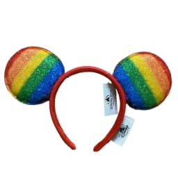 Disney Minnie Mouse Ears Headband Holiday Party Rose Bows Hairband EARS COSTUME Headband Cosplay Plush Adult/Kids Headband Gift
