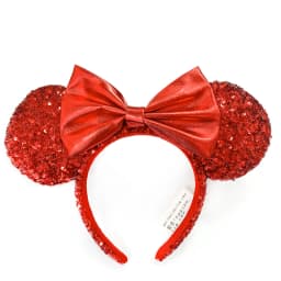 Disney Minnie Mouse Ears Headband Holiday Party Rose Bows Hairband EARS COSTUME Headband Cosplay Plush Adult/Kids Headband Gift
