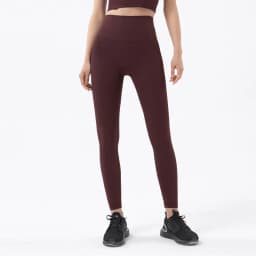 SOISOU Nylon Leggings Women Yoga Pants Tight High Waist Hidden Pocket Sports Fitness Women's Pants Gym Clothing 37 Colors