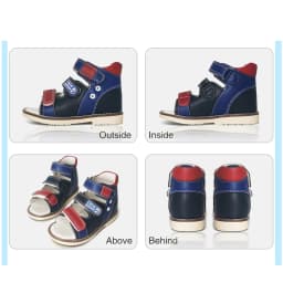 Children Girls Sandals Summer Baby Leather Shoes Toddler Kids Orthopedic Flatfeet Footwear Boys Cute Colorful Platforms Size20