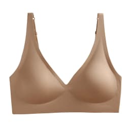 No-Show Deep V-neck Bras For Women Push-Up Bra Wire Free Sexy Lingerie Padded Underwear Plus Size Solid Color Intimates S-3XL