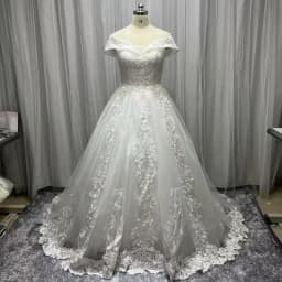 Customized Arabic Lace Ball Gown Wedding Dresses Off the Shoulder Chapel Wedding Gowns Sequins Beaded Plus Size Bridal Dress