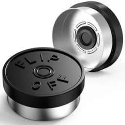 100pcs filp off cap medical vial cap aluminum cap medical bottle cap OD 20mm diameter full aluminum cap glass cap