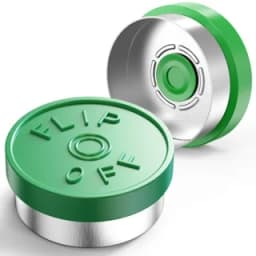 100pcs filp off cap medical vial cap aluminum cap medical bottle cap OD 20mm diameter full aluminum cap glass cap