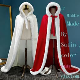 Winter Long Warm Wedding Capes Wedding Cloak Floor Length Bride Shawl Faux Fur Cape Coat Adult Bridal Wrap Customized